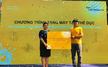 Sun Life Việt Nam tặng máy tập thể dục