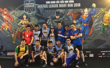 Hóa thân thành siêu anh hùng trong “Justice League Night Run 2018”