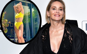 ‘Biểu tượng sex’ Sharon Stone diện bikini khoe body gợi cảm bất chấp tuổi 63