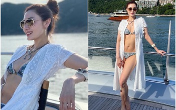 'Hoa hậu đẹp nhất Hồng Kông' diện bikini khoe dáng ở tuổi 52