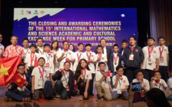 Học sinh Việt Nam giành 8 huy chương vàng kỳ thi Toán và Khoa học quốc tế