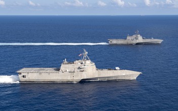 Chiến hạm mang vũ khí tối tân của Mỹ hoạt động ở Biển Đông