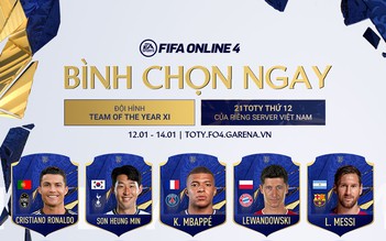FIFA Online 4: Nhận thẻ 21TOTY miễn phí với sự kiện bình chọn Team of The Year