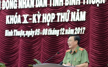 Thiếu tướng Nguyễn Văn Thân, giám đốc Công an Bình Thuận, nghỉ hưu từ 1.9