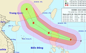 Siêu bão Haima 'đuổi sau lưng' bão Sarika