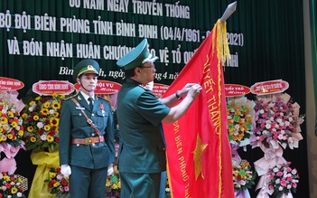 Bộ đội biên phòng Bình Định đón nhận Huân chương Bảo vệ Tổ quốc hạng nhì