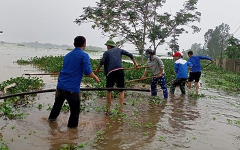 Nghệ An: Gần 5.000 đoàn viên, thanh niên giúp dân khắc phục hậu quả mưa lũ