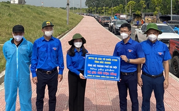 Bắc Giang chở nông sản đến ủng hộ Thủ đô trong những ngày giãn cách xã hội