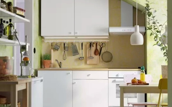 Không gian bếp đẹp trong căn hộ nhỏ nhờ những mẹo sắp xếp tối ưu hóa