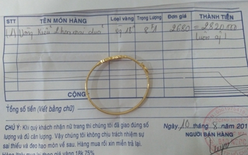 Chiêu trò vàng nữ trang 'móc túi' người dân