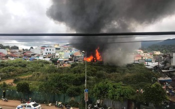 Lâm Đồng: Hỏa hoạn thiêu rụi 4 nhà dân ở thị trấn Di Linh