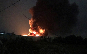 TP.HCM: Cháy tại xưởng vải ở H.Bình Chánh