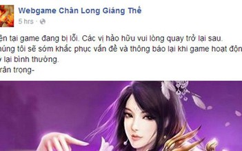 Các game của NPH SGame đồng loạt không truy cập được