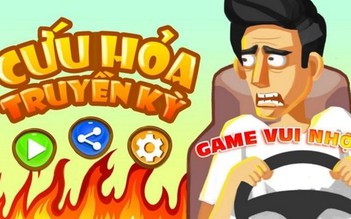 Bất ngờ xuất hiện game ăn theo vụ 'bình cứu hỏa mini'