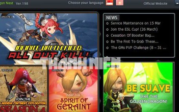 Dragon Nest: Closed Beta ngày 29.3, hé lộ giao diện launcher Việt
