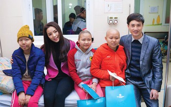 Hoa hậu Kỳ Duyên chung tay xoa dịu nỗi đau ung thư
