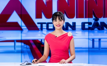 Hoa hậu Thu Thủy khoe nhan sắc rực rỡ trong ngày đầu lên sóng ANTV