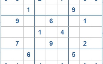 Mời các bạn thử sức với ô số Sudoku 4153 mức độ Khó