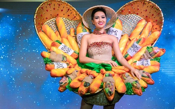 Cộng đồng mạng quốc tế thích thú trước trang phục bánh mì của H’Hen Niê