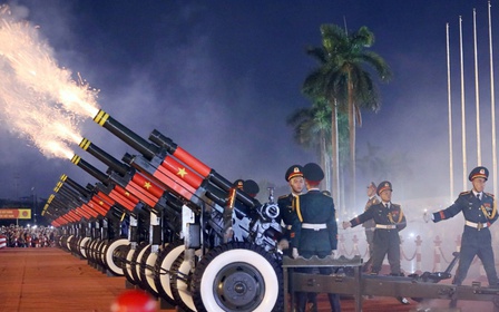 16.000 quân nhân hợp luyện diễu binh, diễu hành tại quảng trường Ba Đình