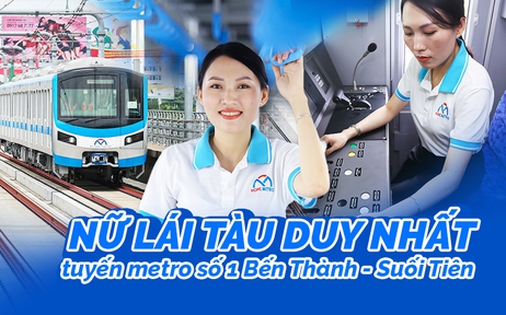 Cô gái duy nhất lái tàu metro Bến Thành-Suối Tiên: Từ cô giáo dạy trẻ bay lên 'ngắm' TP trên cao