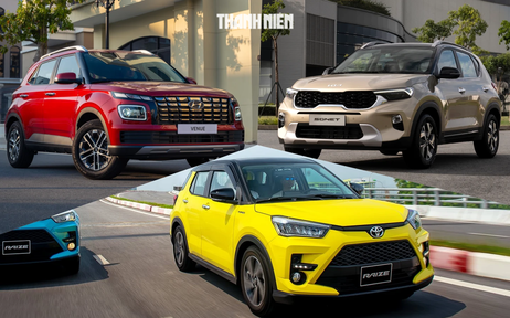 Ô tô gầm cao cỡ nhỏ, dưới 600 triệu: Chọn Kia Sonet, Toyota Raize hay Hyundai Venue?