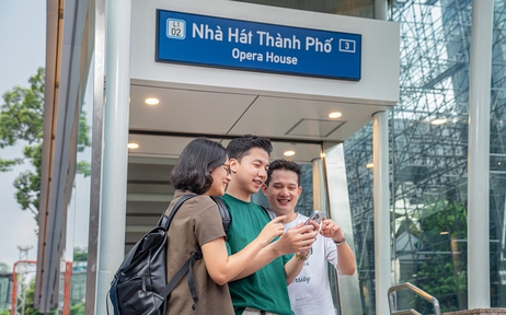 Đi Grab miễn phí tới metro số 1 trong ngày khai trương