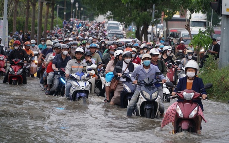 Danh sách 23 tuyến đường bị ngập nước do triều cường ở TP.HCM