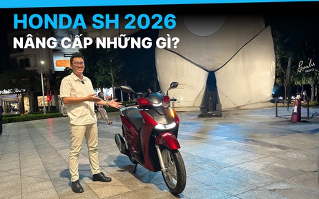 Honda SH 2026 giá từ 77,89 triệu đồng nâng cấp những gì?