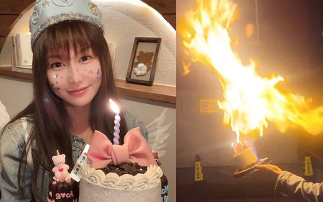 Đu trend 'bánh kem bốc lửa', nữ diễn viên Trung Quốc gặp tai nạn bỏng nghiêm trọng