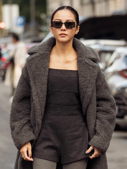 Mặc quần shorts vào mùa đông với phong cách thanh lịch mới