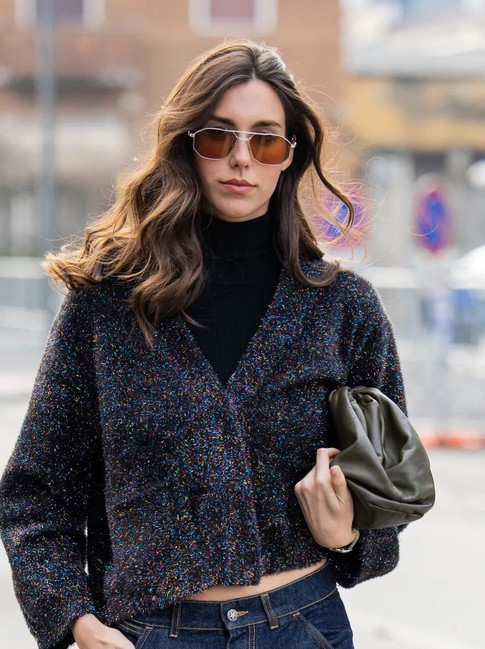 Xu hướng quần jeans lấp lánh đang làm bừng sáng năm 2026