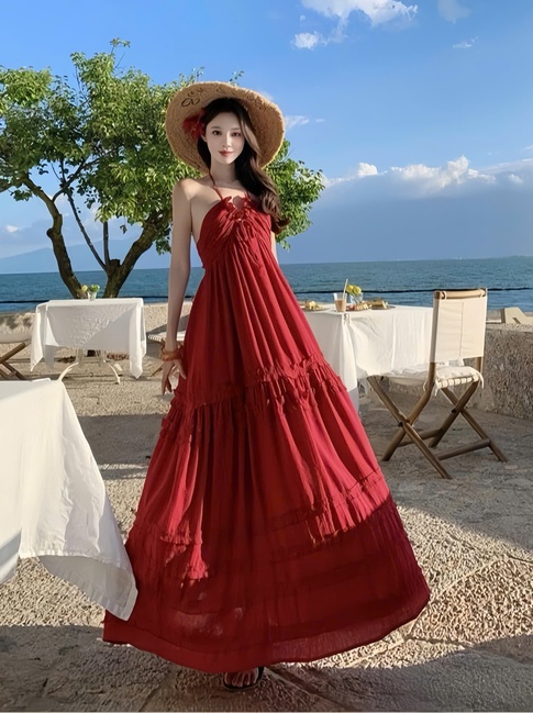 Bí quyết chọn váy maxi tôn dáng, sáng da cho hè này