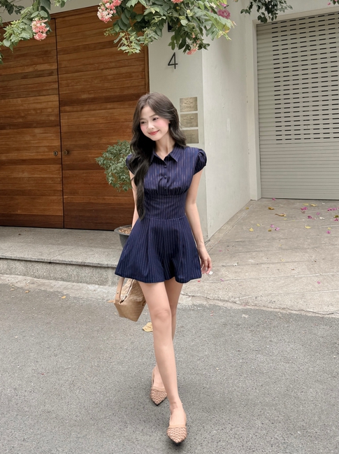 Xanh navy đến xanh pastel ngọt ngào, giúp nàng mặc đẹp mọi góc phố