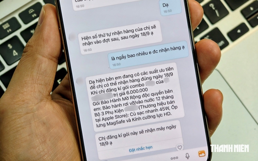 Người dùng được gợi ý 'mua gói đặc quyền' để nhận sớm iPhone 18 Pro