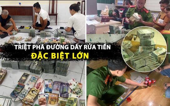 Phá đường dây rửa tiền đặc biệt lớn, một tiệm vàng giao dịch 13.000 tỉ