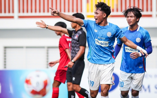 Trường ĐH Life (Campuchia) 2-0 Trường ĐH Lào: Vé bán kết đầu tiên đã có chủ
