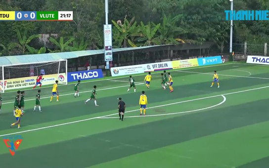Higtlight Trường ĐH Tây Đô (TDU) - Trường ĐH SPKT Vĩnh Long (VLUTE): Cầm hòa trận mở màn