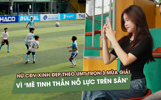 Nữ CĐV xinh đẹp theo UMT trọn 3 mùa giải vì 'mê tinh thần nỗ lực trên sân'