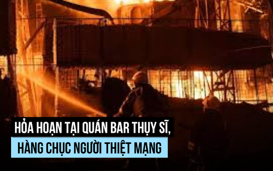 Cháy dữ dội quán bar Thụy Sĩ, hàng chục người thiệt mạng
