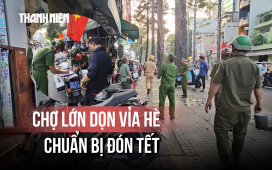 Chợ Lớn dọn lại vỉa hè: Trả lối đi cho người dân, giữ an toàn đô thị