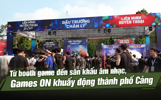 Từ booth game đến sân khấu âm nhạc, Games ON khuấy động thành phố Cảng
