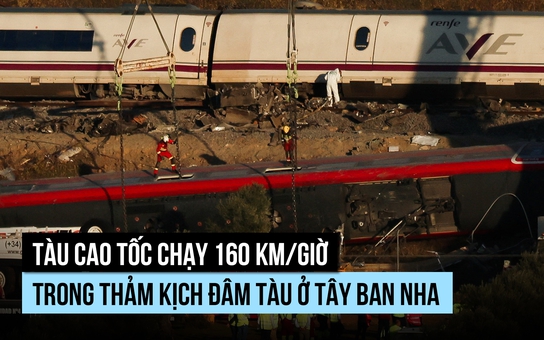 Tàu cao tốc chạy tới 160 km/giờ trong thảm kịch đâm tàu ở Tây Ban Nha