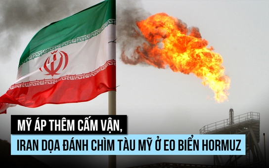 Cố vấn lãnh tụ Iran dọa đánh chìm tàu chiến Mỹ từ loạt tên lửa đầu tiên
