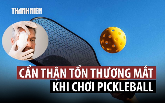 Loại chấn thương bất ngờ với người chơi pickleball lớn tuổi