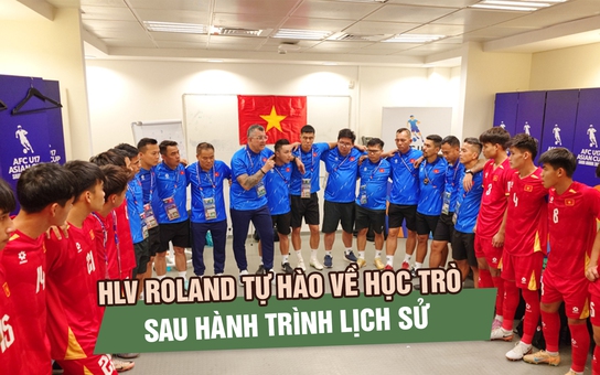 Dừng bước ở tứ kết, HLV Roland tự hào về U.17 Việt Nam sau vé dự World Cup lịch sử