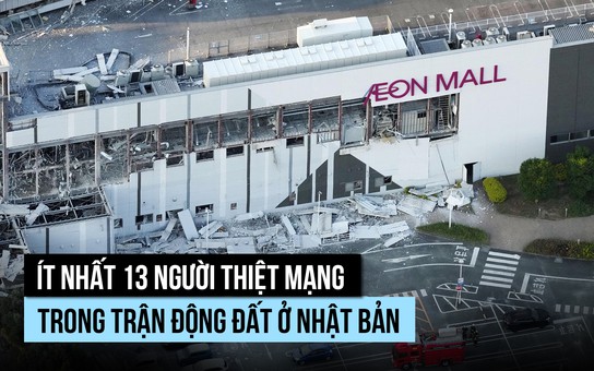 Ít nhất 13 người thiệt mạng trong trận động đất ở Nhật Bản