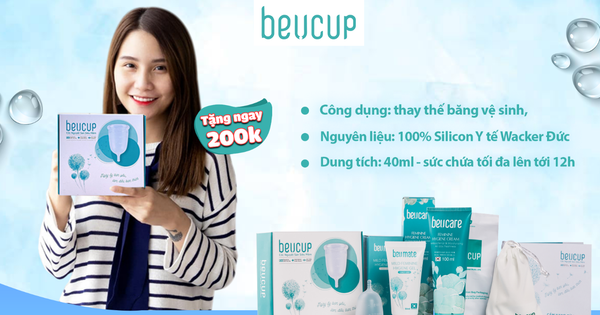 Cốc nguyệt san Beucup - Sự lựa chọn hoàn hảo dành cho các chị em