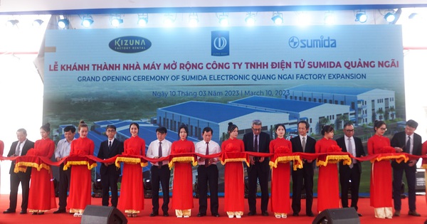 Sumida Quang Ngai Electronics Co., Ltdの拡張工場の発足
