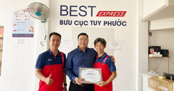 BEST Express vinh danh 'Top Bưu cục đạt chuẩn dịch vụ'